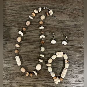 Silpada Necklace with bracelet and earrings